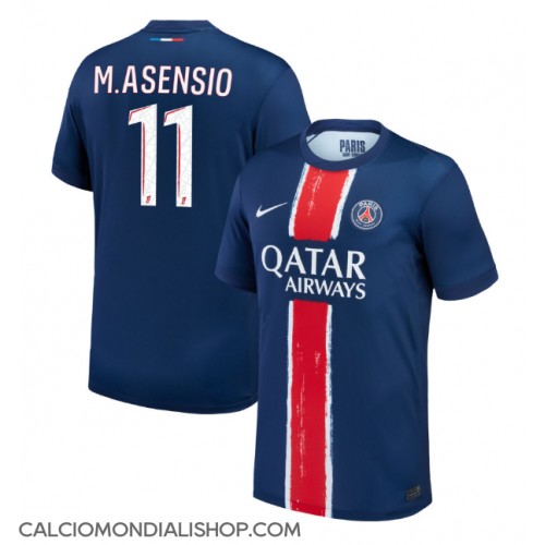 Maglie da calcio Paris Saint-Germain Marco Asensio #11 Prima Maglia 2024-25 Manica Corta